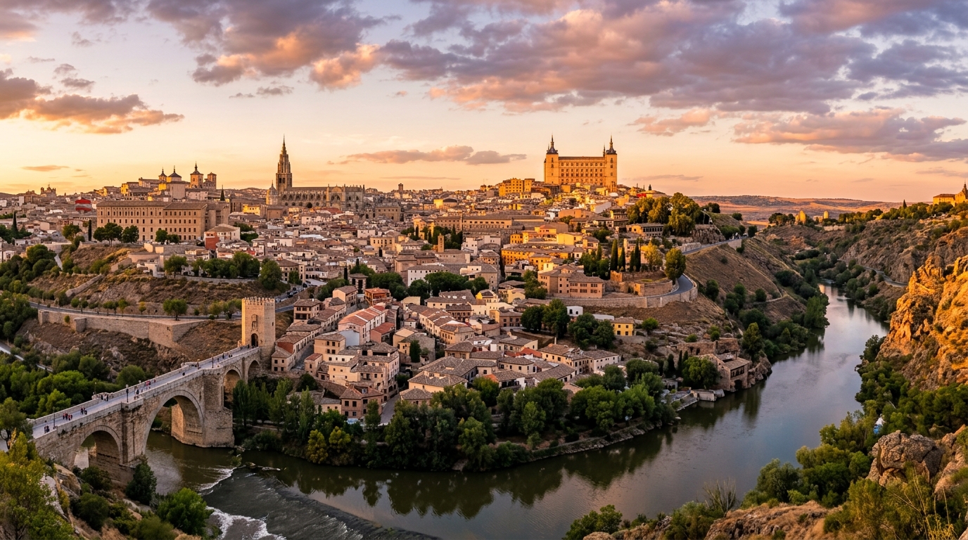 Vista panorámica de Toledo